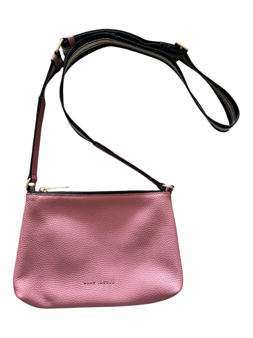 Marc Jacobs Pink Lemonade Pebbled Leather Crossbody Bag